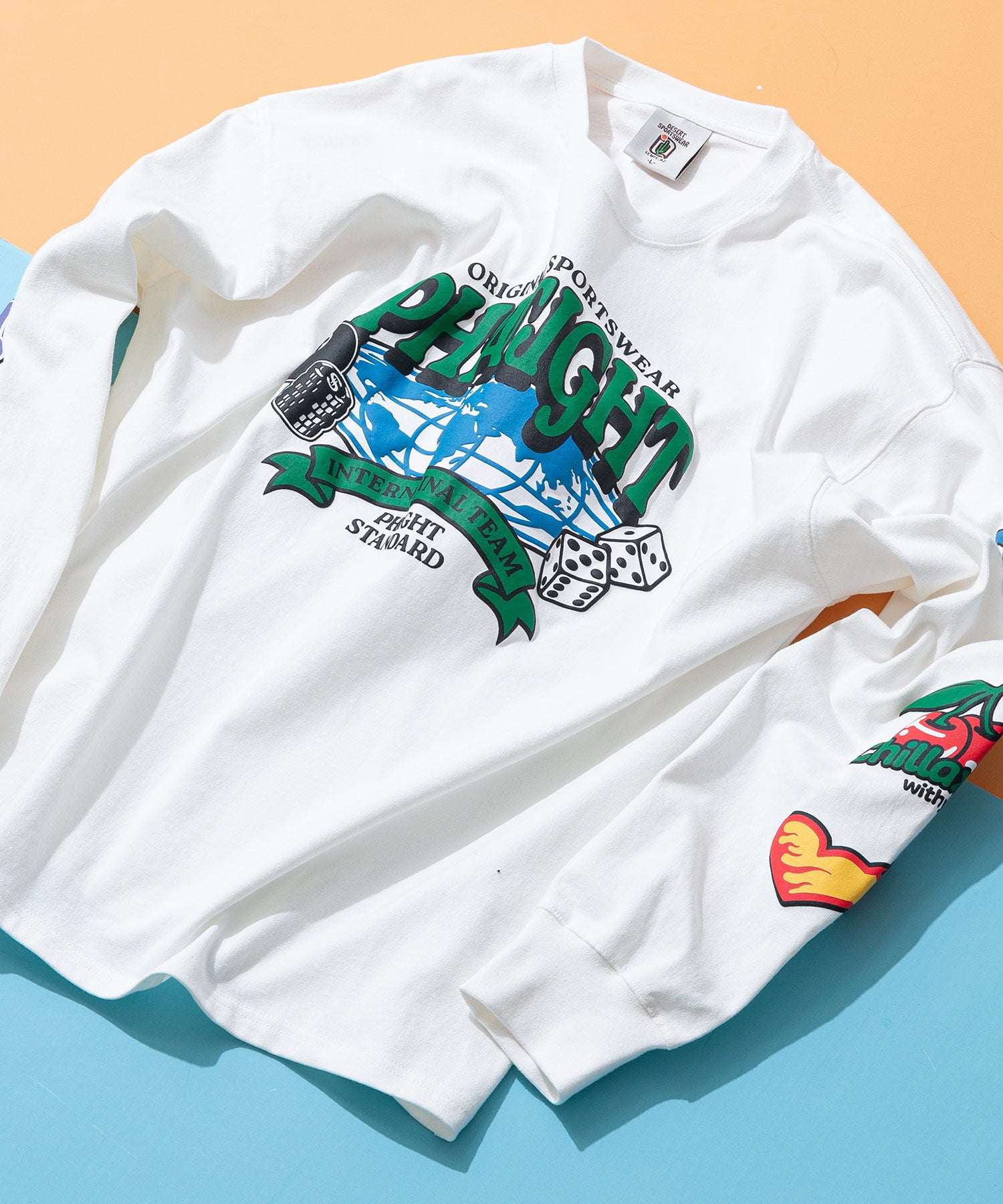 JEANS MATE 【DESERT SPORTSWEAR】 Graphic Long Sleeve T-shirt