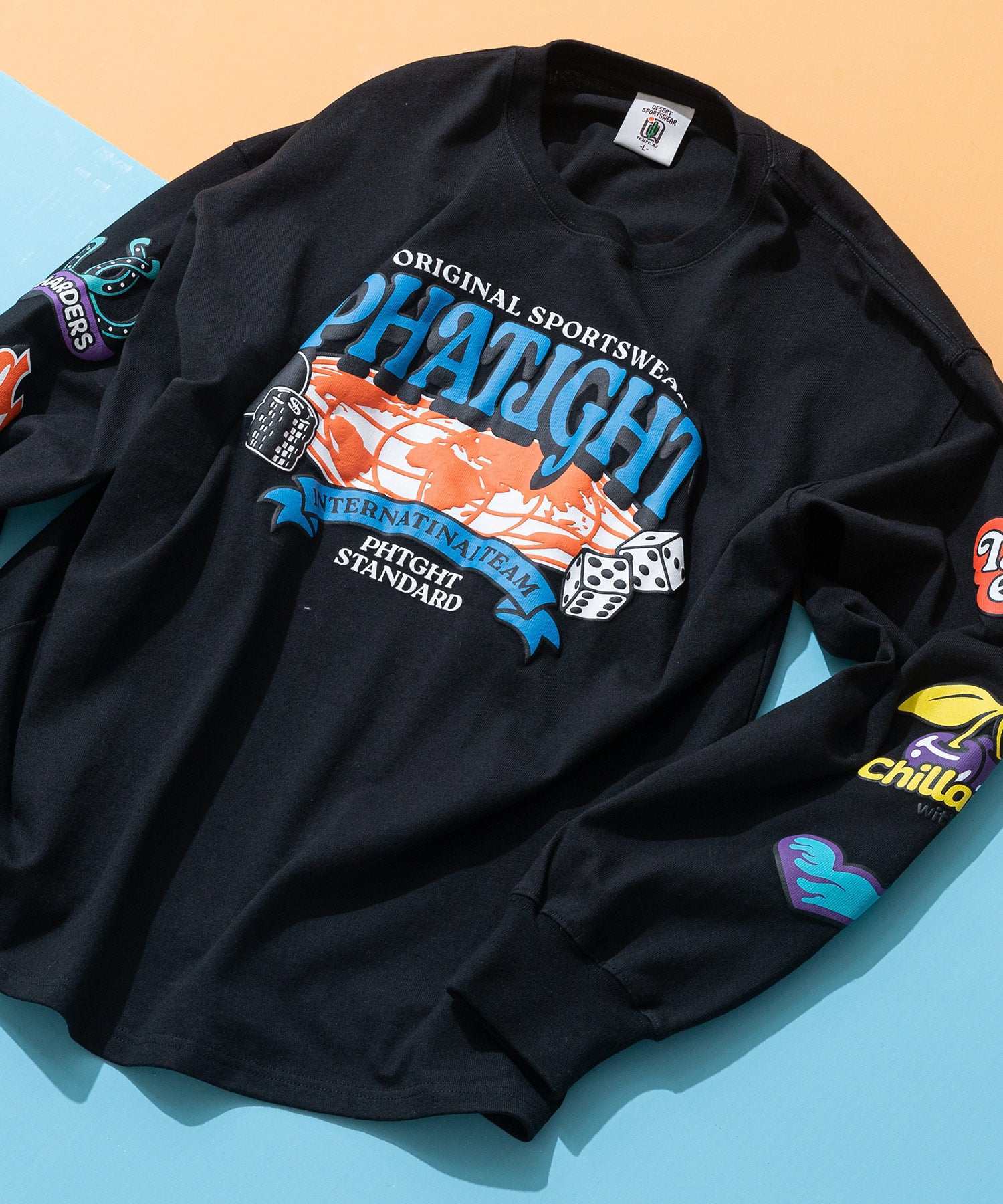 JEANS MATE 【DESERT SPORTSWEAR】 Graphic Long Sleeve T-shirt