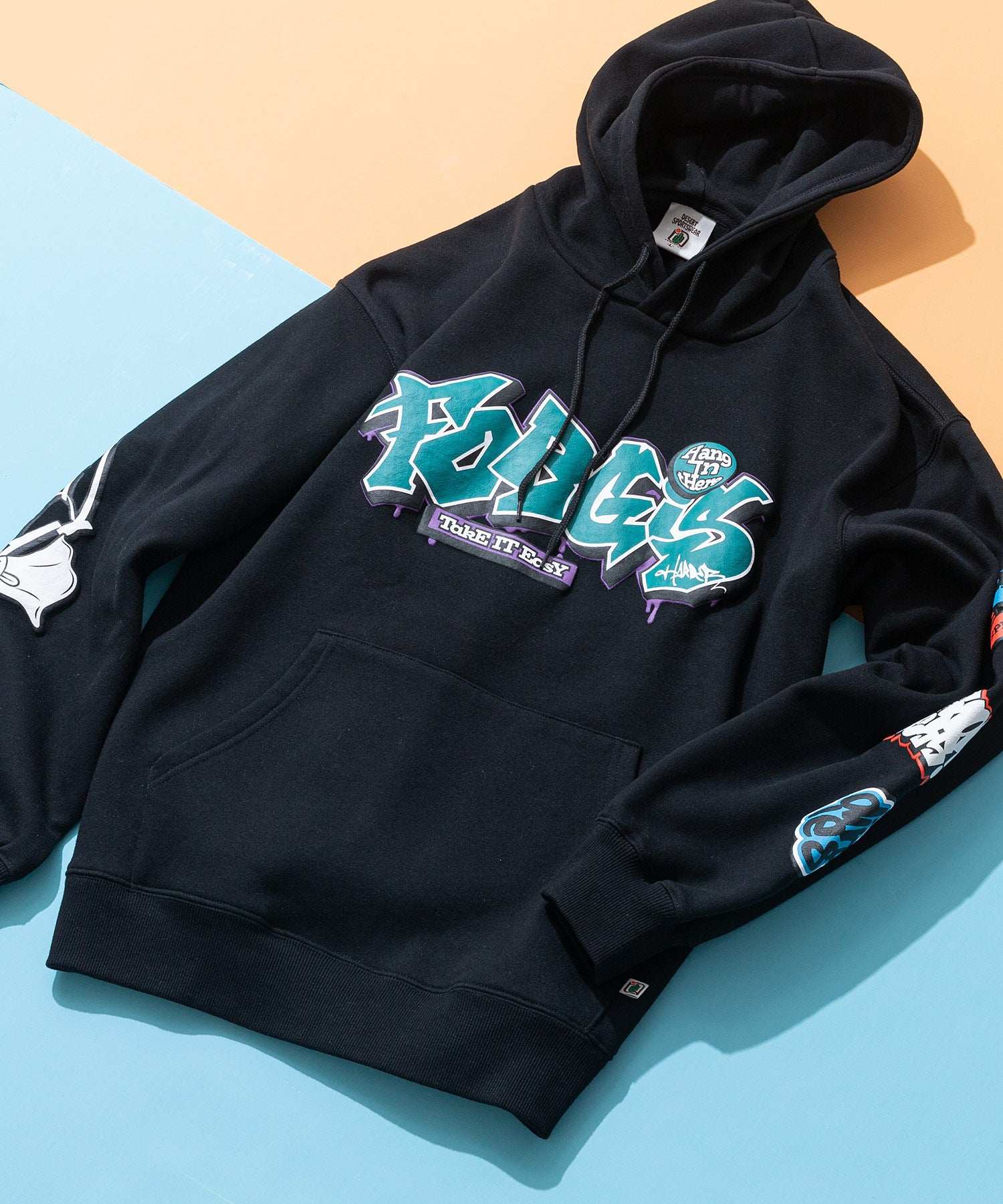 ジーンズメイト JEANS MATE 【DESERT SPORTSWEAR】グラフィック プルオーバー パーカー