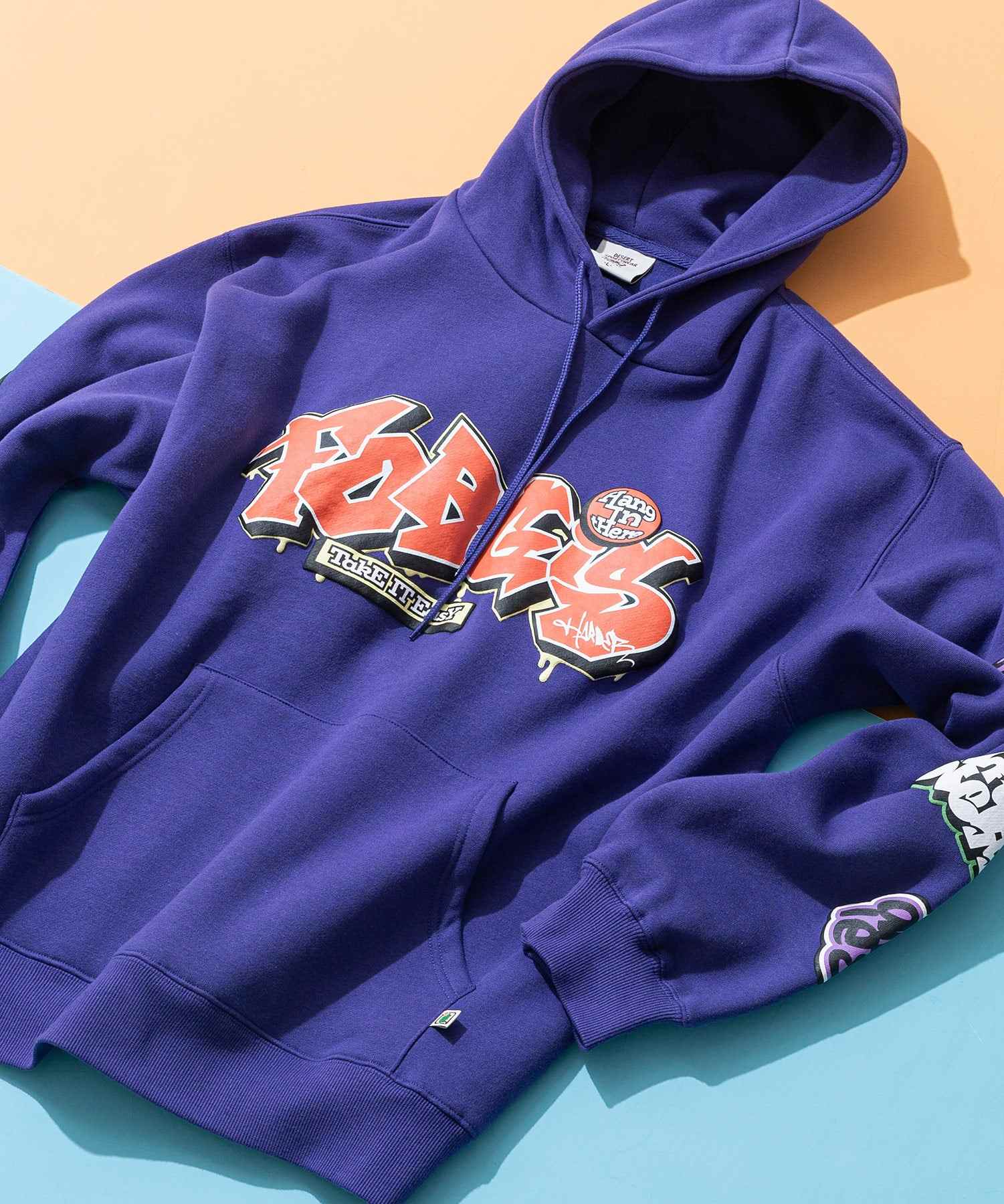 ジーンズメイト JEANS MATE 【DESERT SPORTSWEAR】グラフィック プルオーバー パーカー