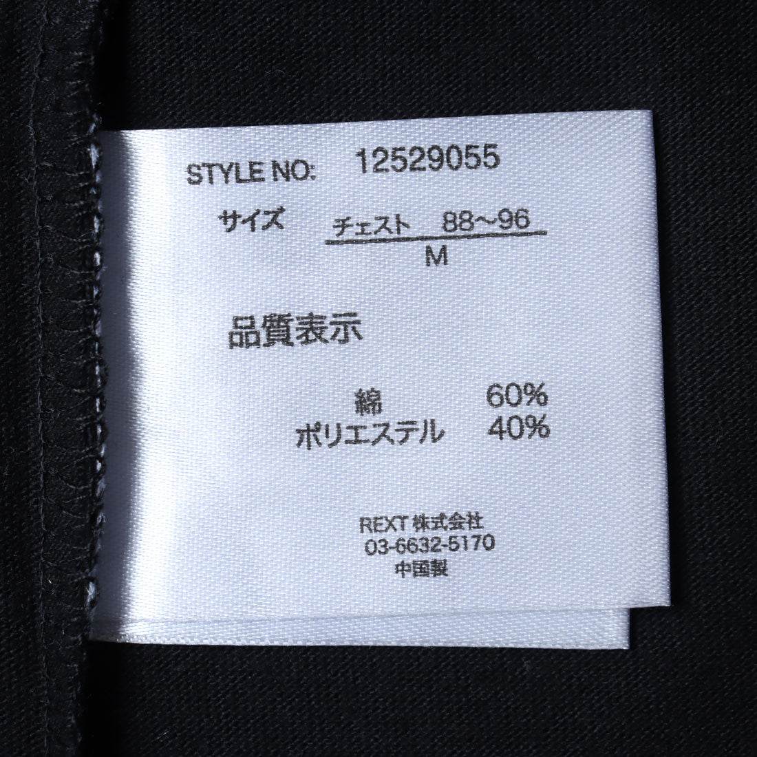 ジーンズメイト JEANS MATE BRKNHOME x ZERO STAIN コラボ 配色 クルーネック Tシャツ 汗染み 目立ちにくい Tシャツ ゼロステイン ブロークンホーム （ブラック） ブラック
