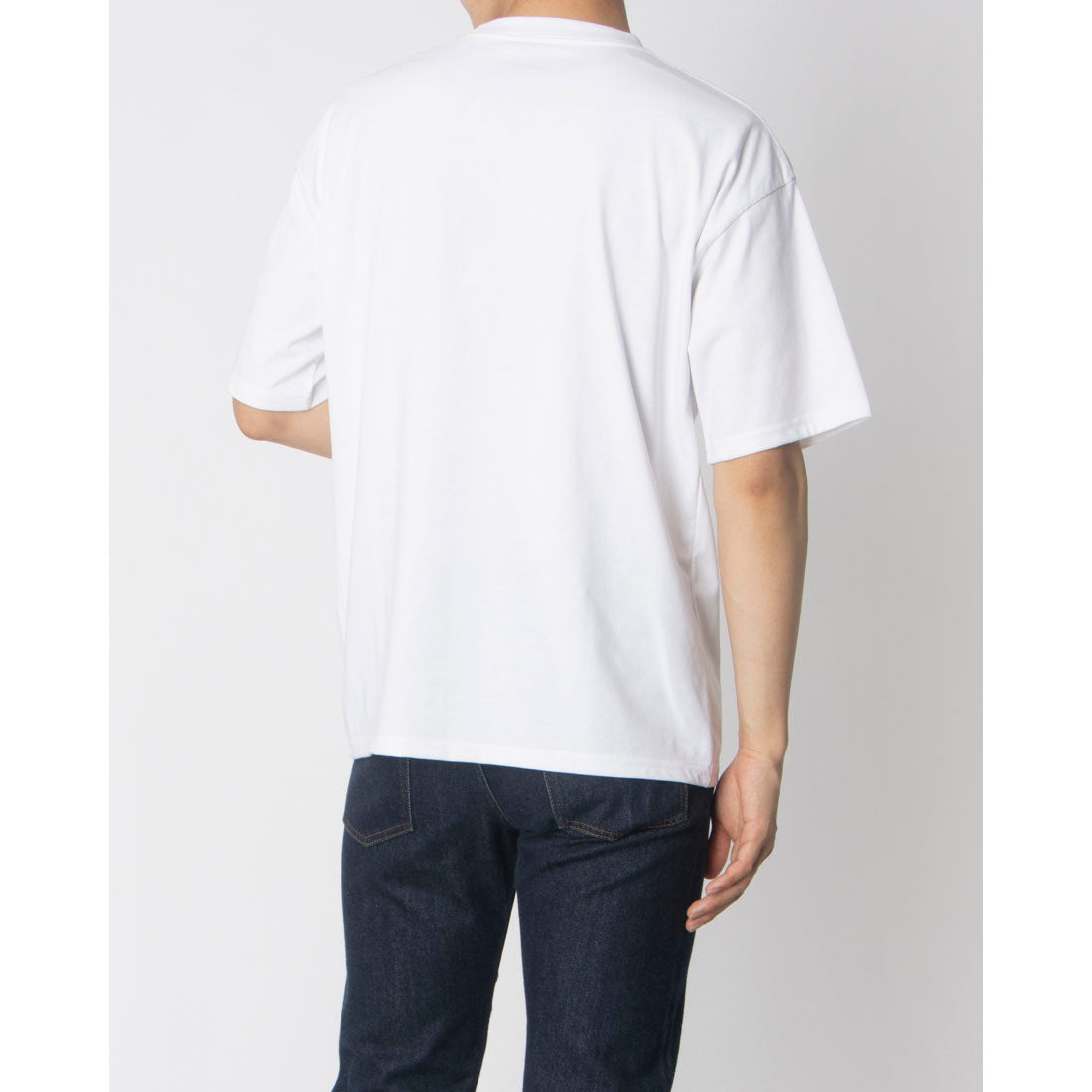 ジーンズメイト JEANS MATE BRKNHOME ポケ付き 刺繍ロゴT ブロークンホーム （ホワイト） ホワイト