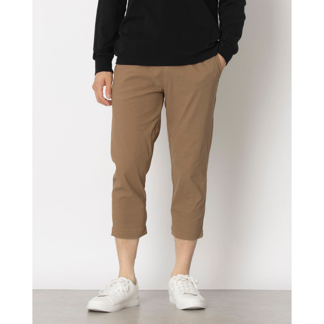 ジーンズメイト JEANS MATE BLUE STANDARD 快適 スーパーストレッチ 7分 （ベージュ） ベージュ