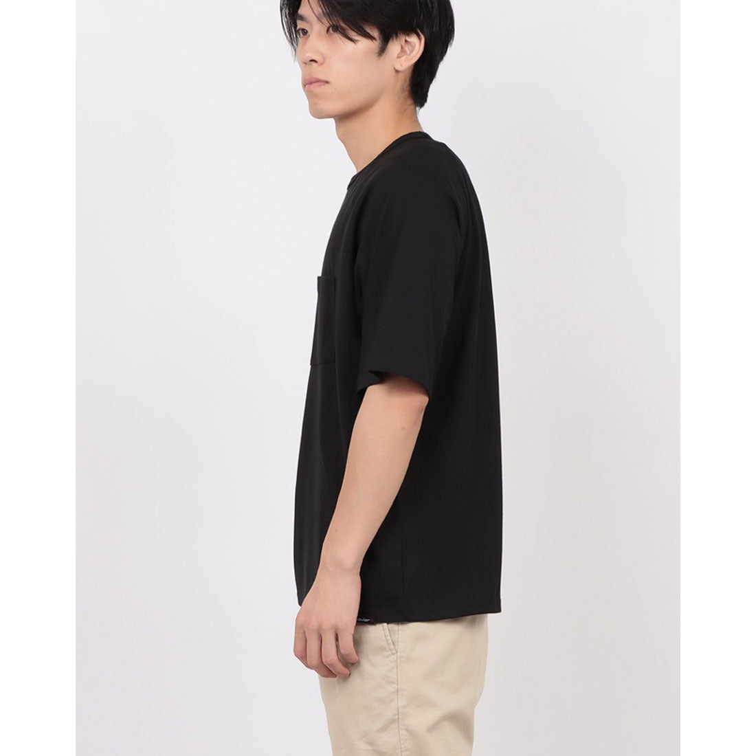ジーンズメイト JEANS MATE SAVIER x ZERO STAIN コラボ ラグラン ポケット付 Tシャツ 汗染み 目立ちにくい ゼロステイン （ホワイト） ホワイト