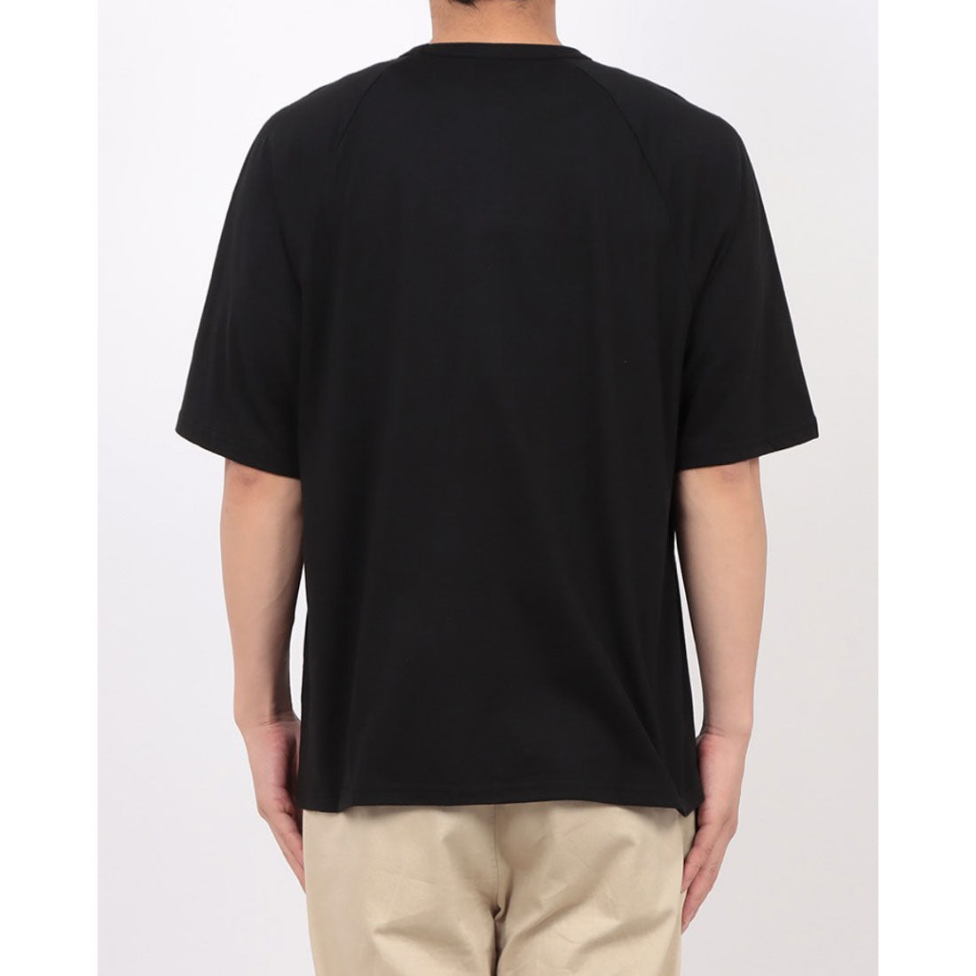 ジーンズメイト JEANS MATE SAVIER x ZERO STAIN コラボ ラグラン ポケット付 Tシャツ 汗染み 目立ちにくい ゼロステイン （ホワイト） ホワイト