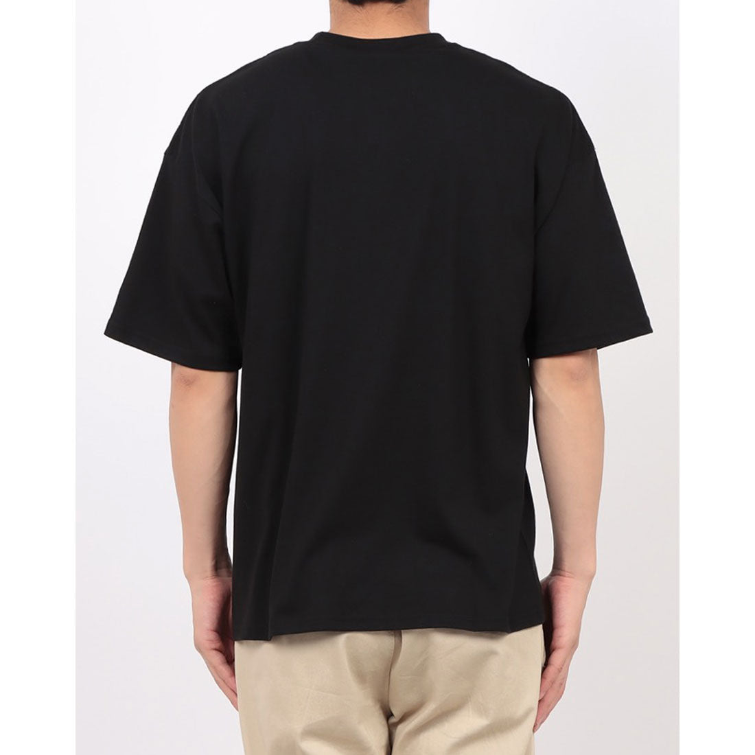 ジーンズメイト JEANS MATE SAVIER x ZERO STAIN コラボ VガゼットTシャツ 汗染み 目立ちにくい ゼロステイン （ブラック） ブラック