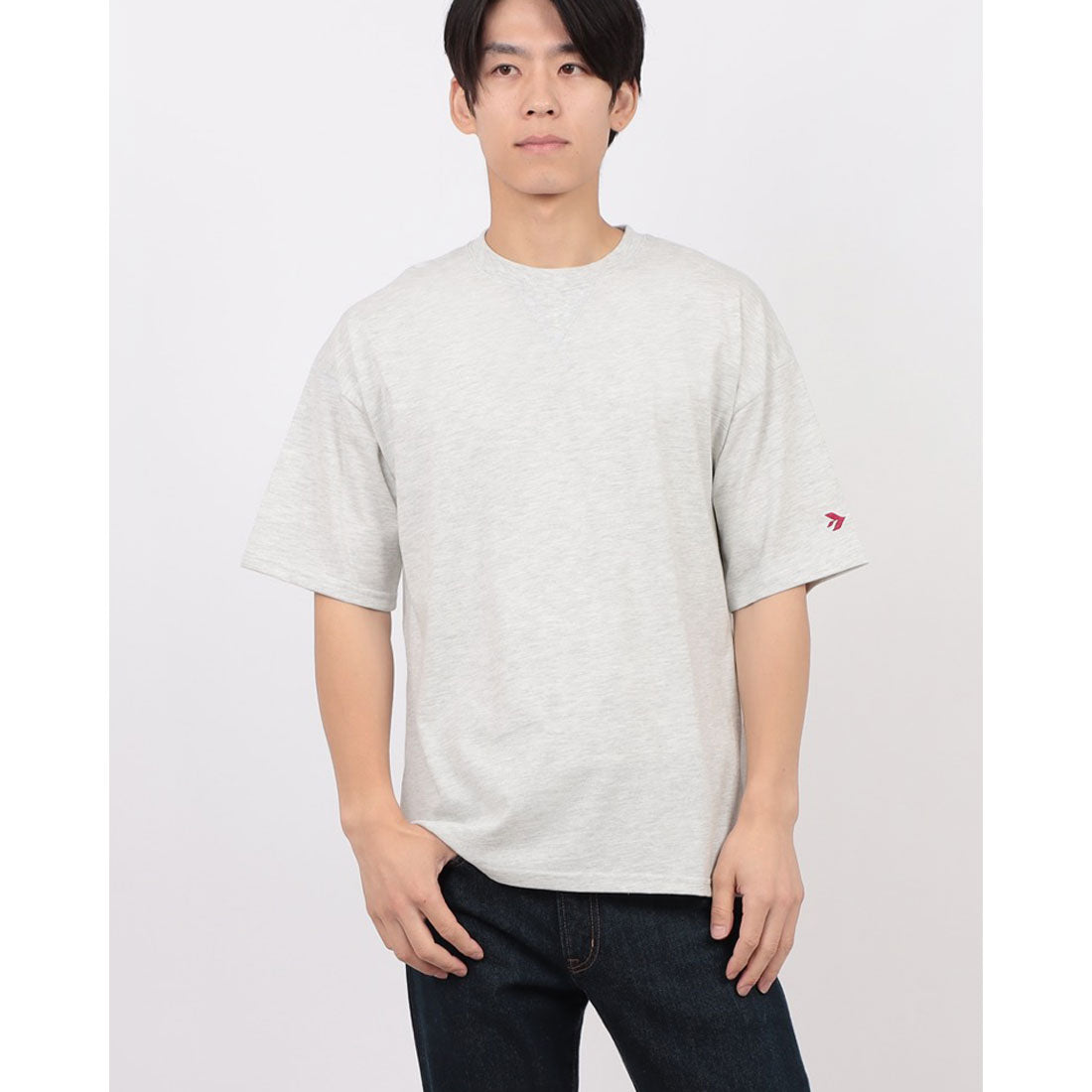 ジーンズメイト JEANS MATE SAVIER x ZERO STAIN コラボ VガゼットTシャツ 汗染み 目立ちにくい ゼロステイン （アイボリー） アイボリー
