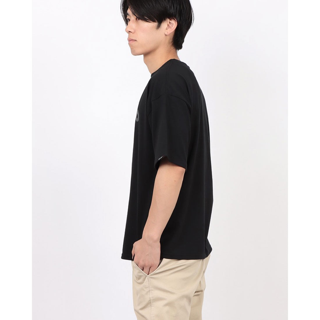 ジーンズメイト JEANS MATE SAVIER サークルロゴ プリントTシャツ2 （ブラック） ブラック