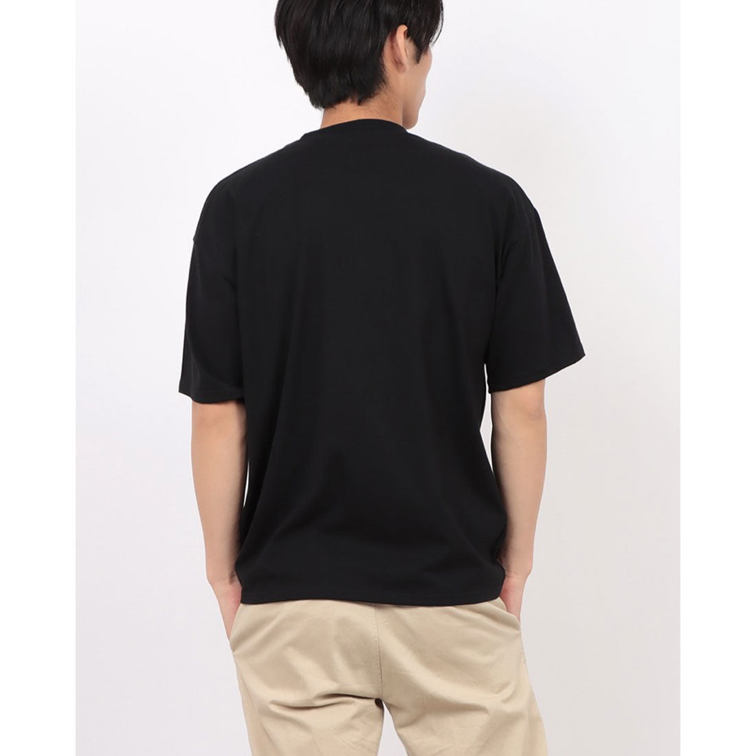 ジーンズメイト JEANS MATE SAVIER フラワープリント Tシャツ2 （ブラック） ブラック