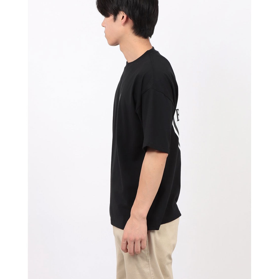ジーンズメイト JEANS MATE SAVIER サークルロゴ プリントTシャツ （ホワイト） ホワイト