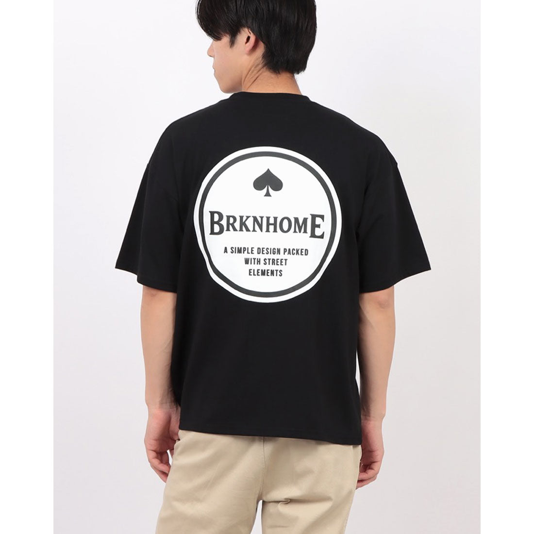 ジーンズメイト JEANS MATE SAVIER サークルロゴ プリントTシャツ （ホワイト） ホワイト