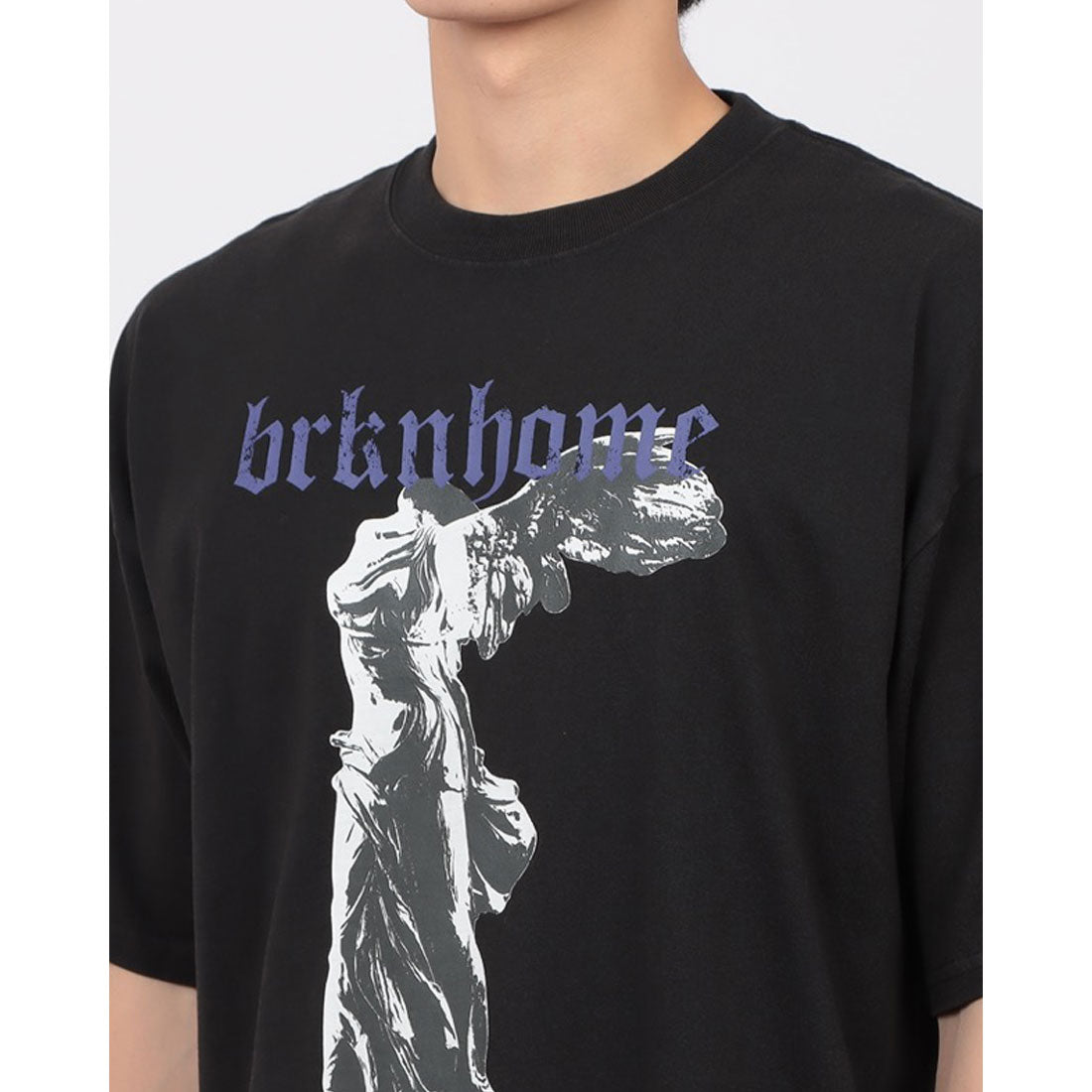ジーンズメイト JEANS MATE BRKNHOME アートプリント Tシャツ2 （ホワイト） ホワイト