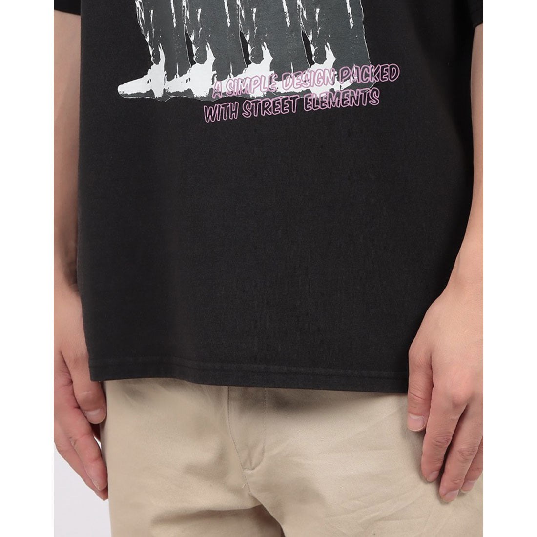 ジーンズメイト JEANS MATE BRKNHOME アートプリント Tシャツ1 （ホワイト） ホワイト