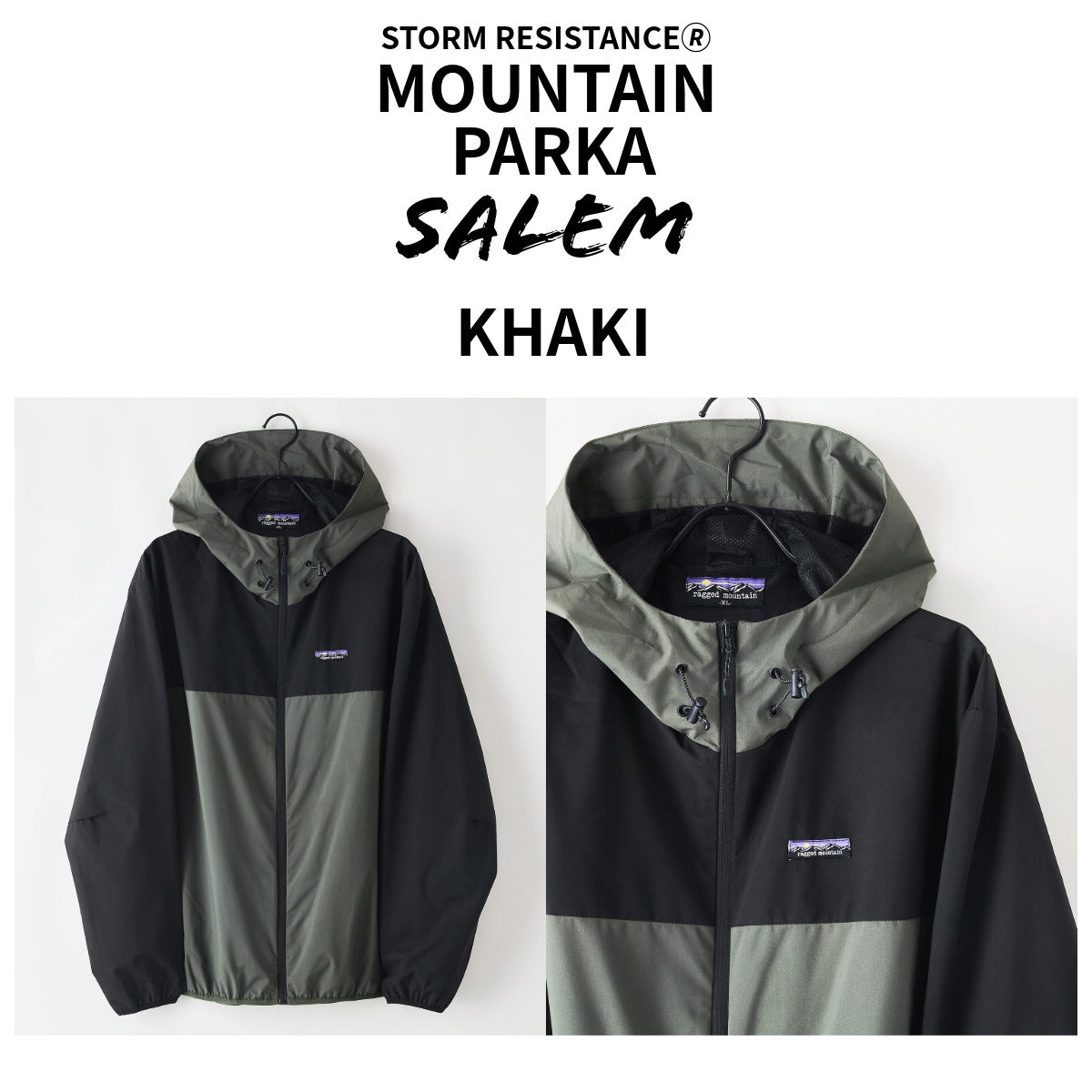 ジーンズメイト JEANS MATE SALEM セーラム 撥水 マウンテンパーカー RAGGED MOUNTAIN （グリーン） グリーン