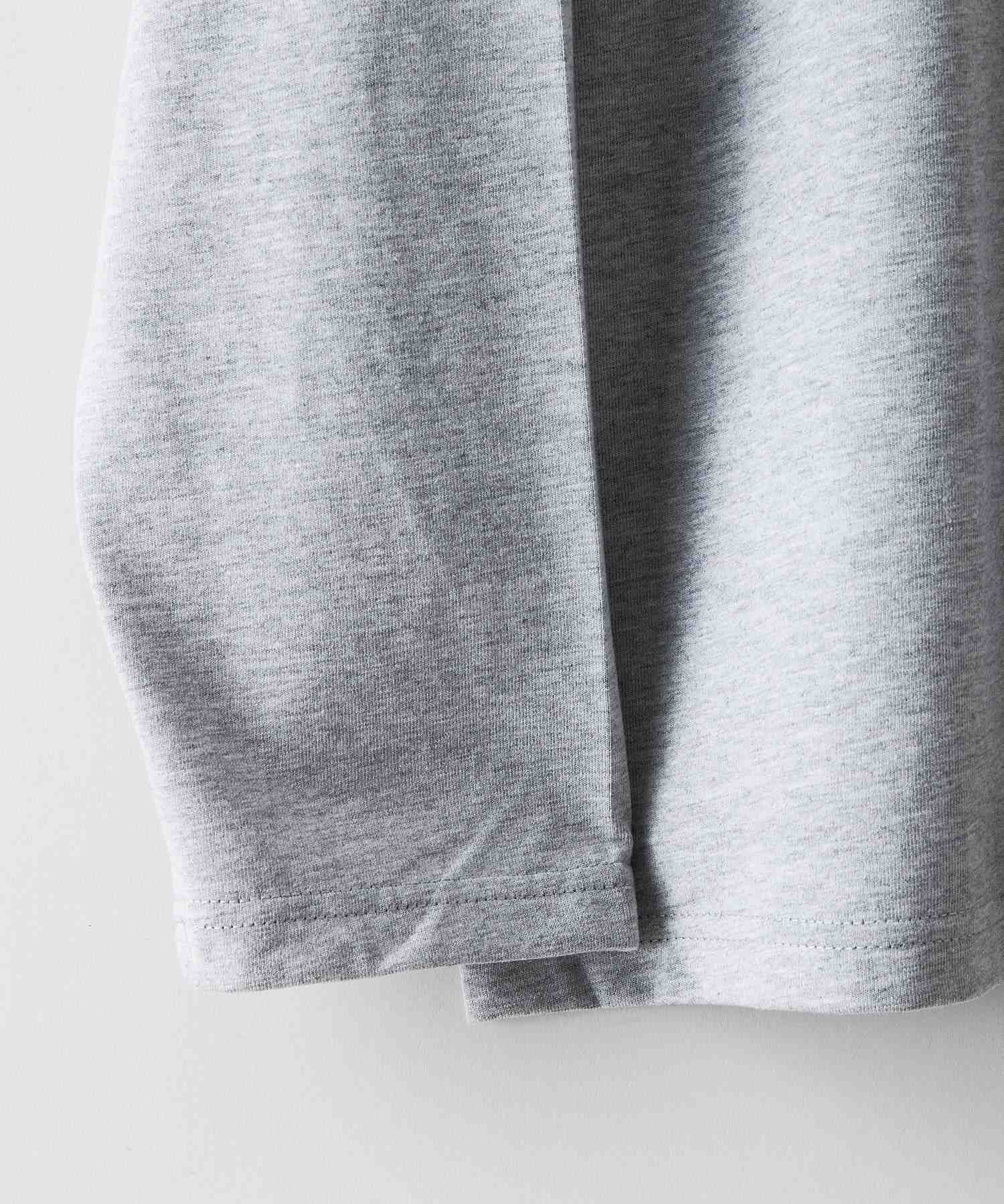 ジーンズメイト JEANS MATE 汗染み 防止 胸ポケ クルーネック ロンT ZERO STAIN ゼロステイン （モクグレー） モクグレー