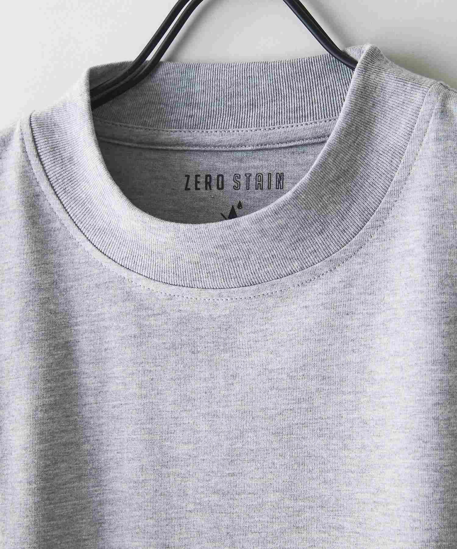 ジーンズメイト JEANS MATE 汗染み 防止 モックネック ロンT ZERO STAIN ゼロステイン （モクグレー） モクグレー