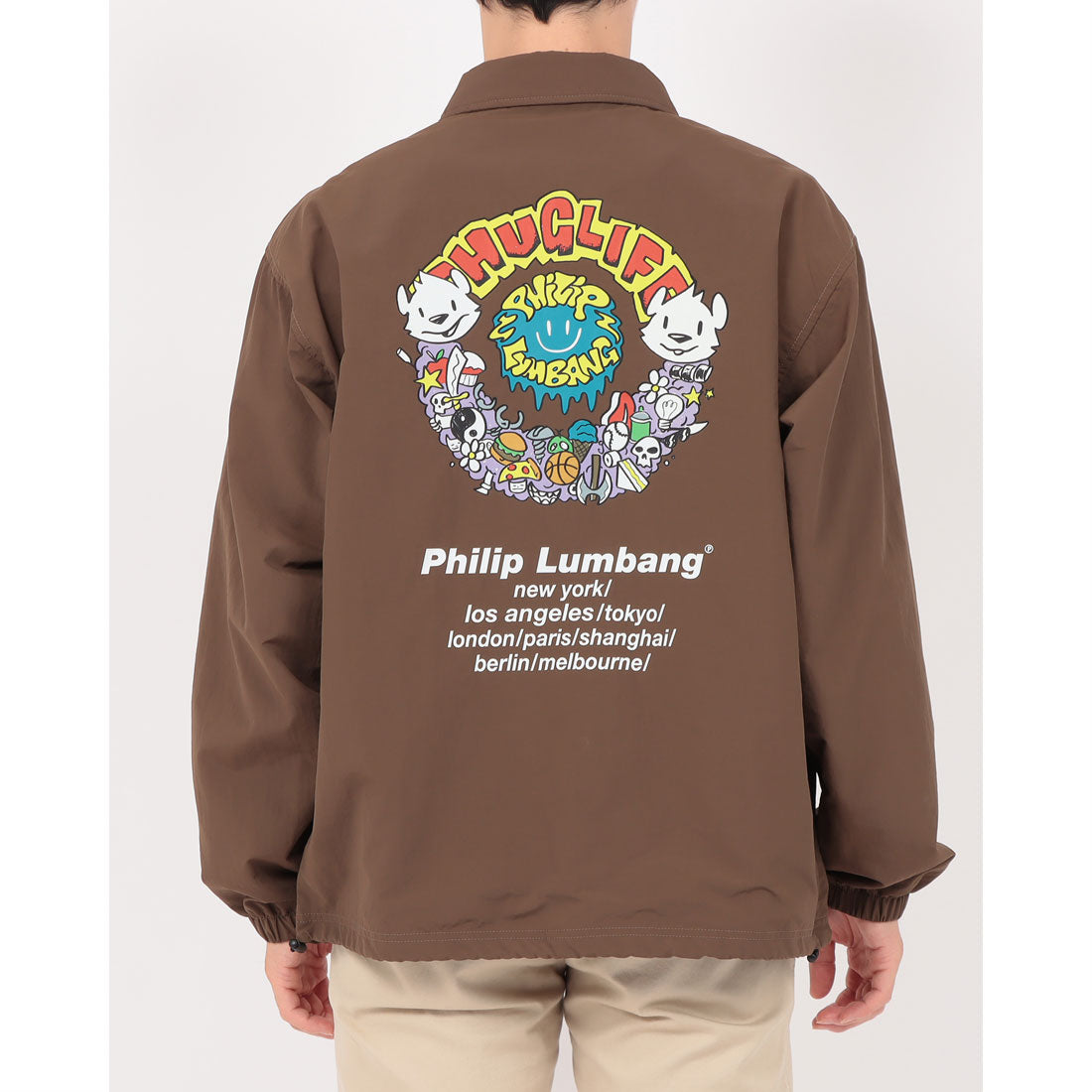 ジーンズメイト JEANS MATE ナイロン コーチジャケット Philip Lumbang （ブラウンA） ブラウンA