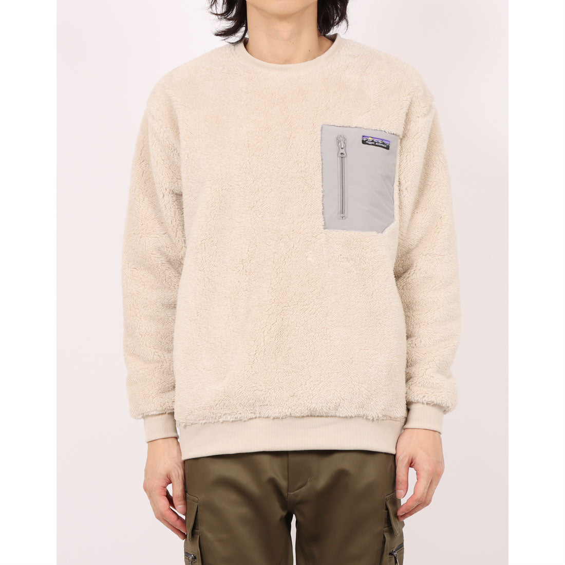 ジーンズメイト JEANS MATE DERRY ボア クルーネック RAGGED MOUNTAIN （アイボリー） アイボリー