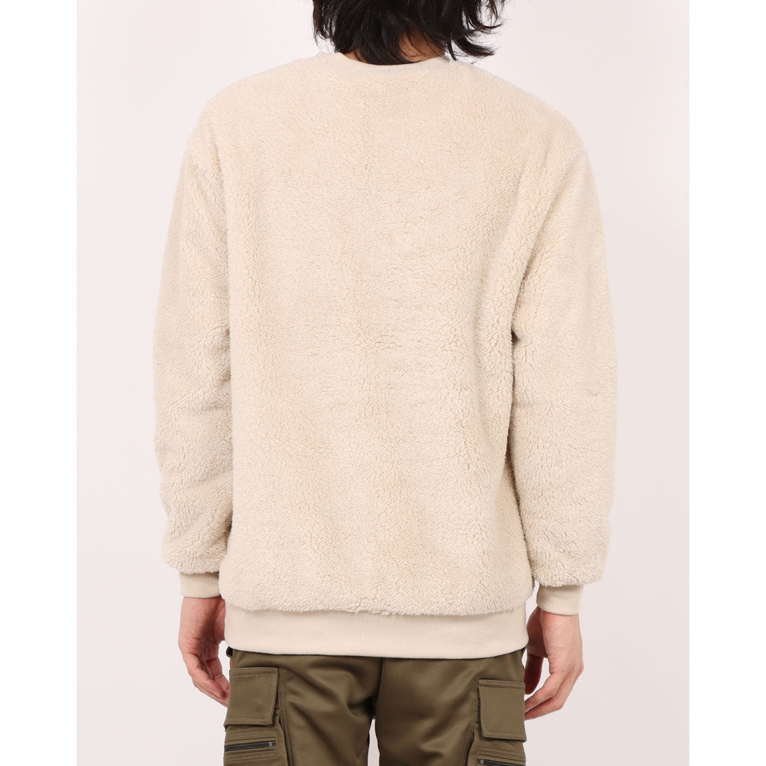 ジーンズメイト JEANS MATE DERRY ボア クルーネック RAGGED MOUNTAIN （アイボリー） アイボリー