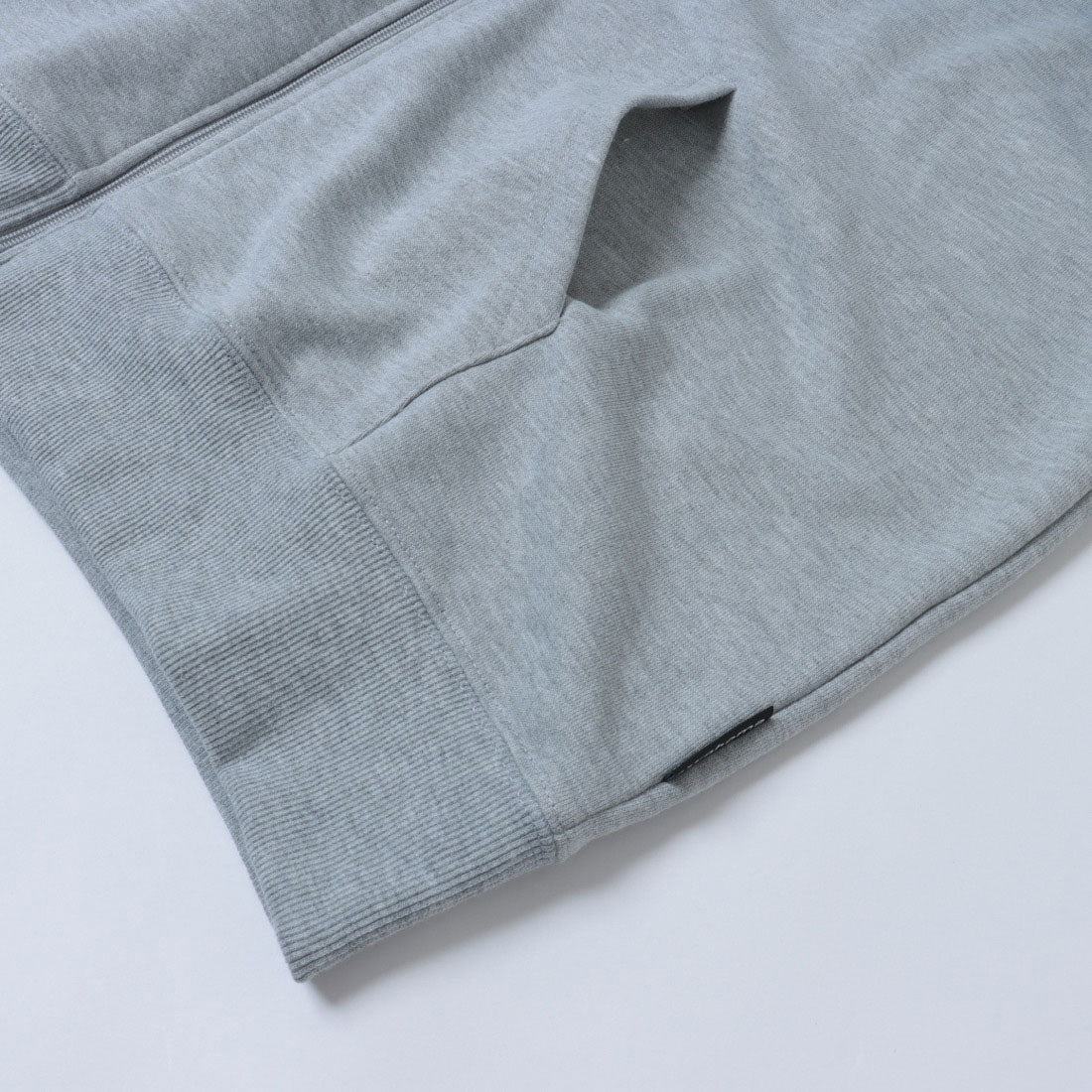 ジーンズメイト JEANS MATE BRKNHOME バックプリント フルジップ パーカー （モクグレー） モクグレー