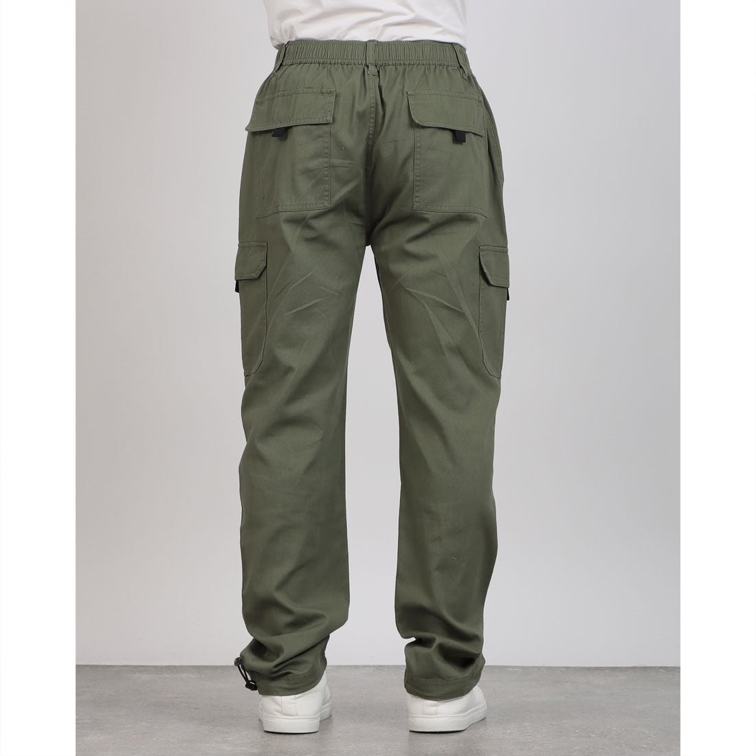 ジーンズメイト JEANS MATE BLUE STAINDARD コットンチノ カーゴパンツ （カーキ） カーキ
