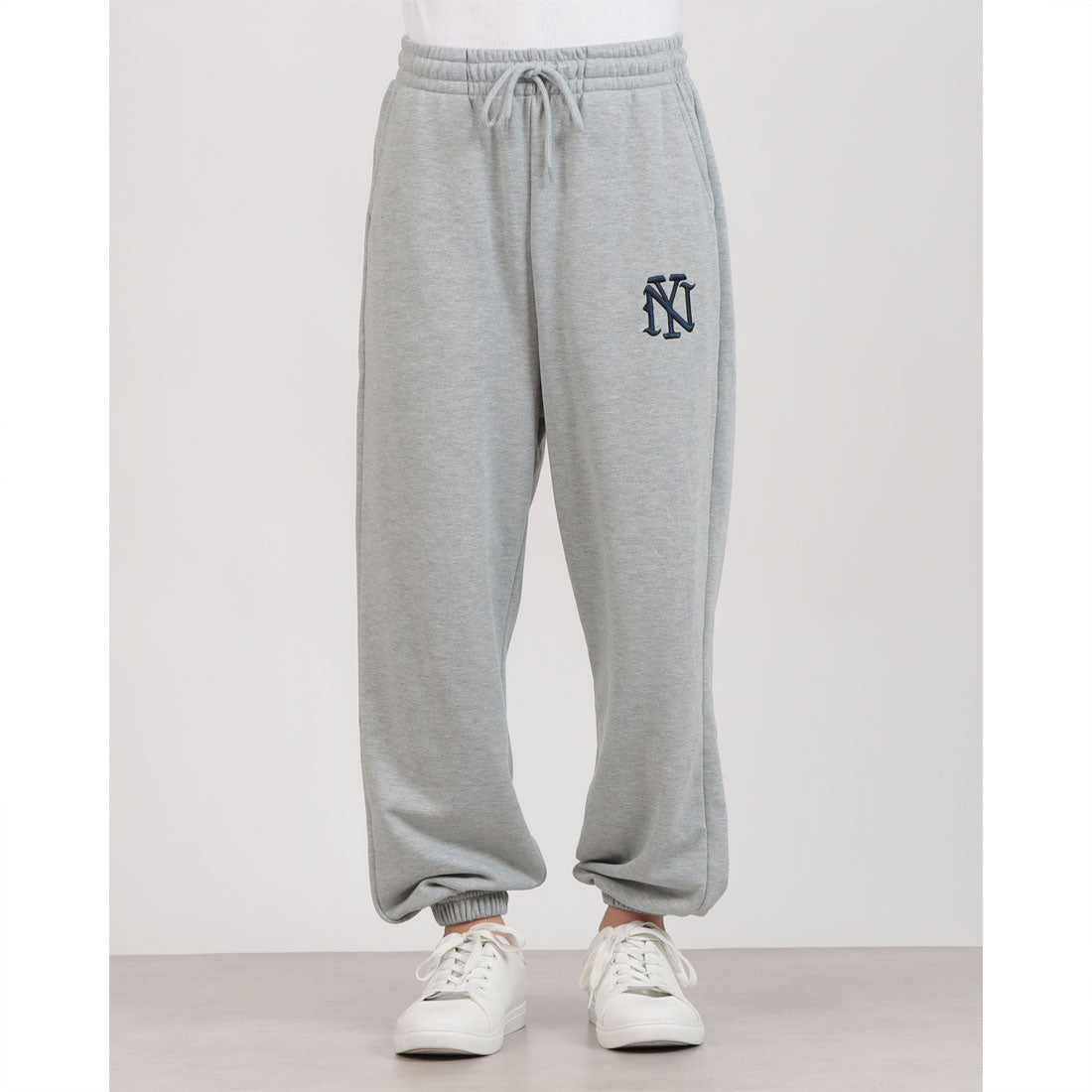 ジーンズメイト JEANS MATE SAVIER NY ロゴ スウェットパンツ （モクグレー） モクグレー