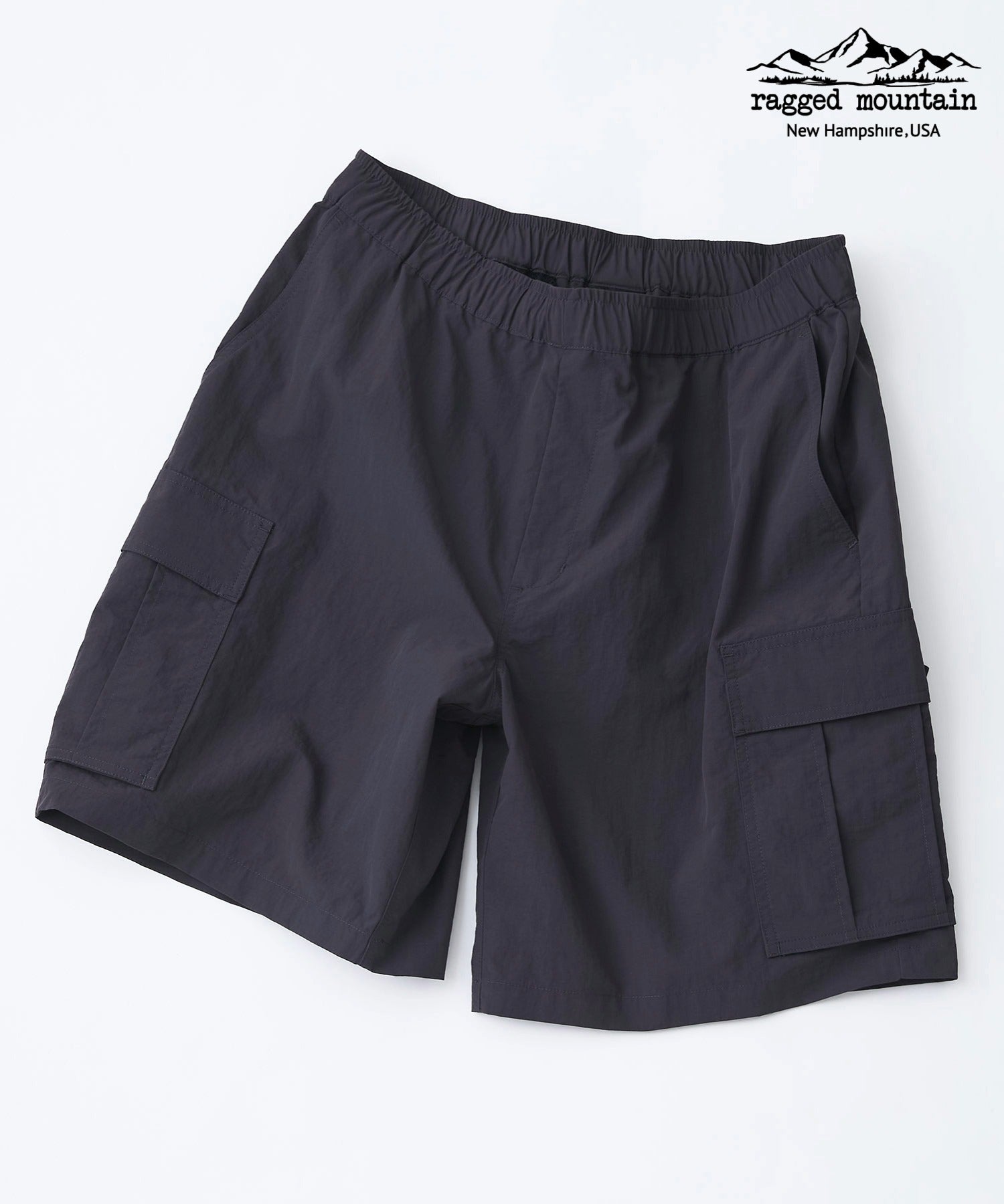 ジーンズメイト JEANS MATE RAGGED MOUNTAIN TAMWORTH カーゴ ショートパンツ 撥水 UV カーゴショーツ メンズ ユニセックス  リラックス ゆったり ラギッドマウンテン （チャコールグレー） チャコールグレー
