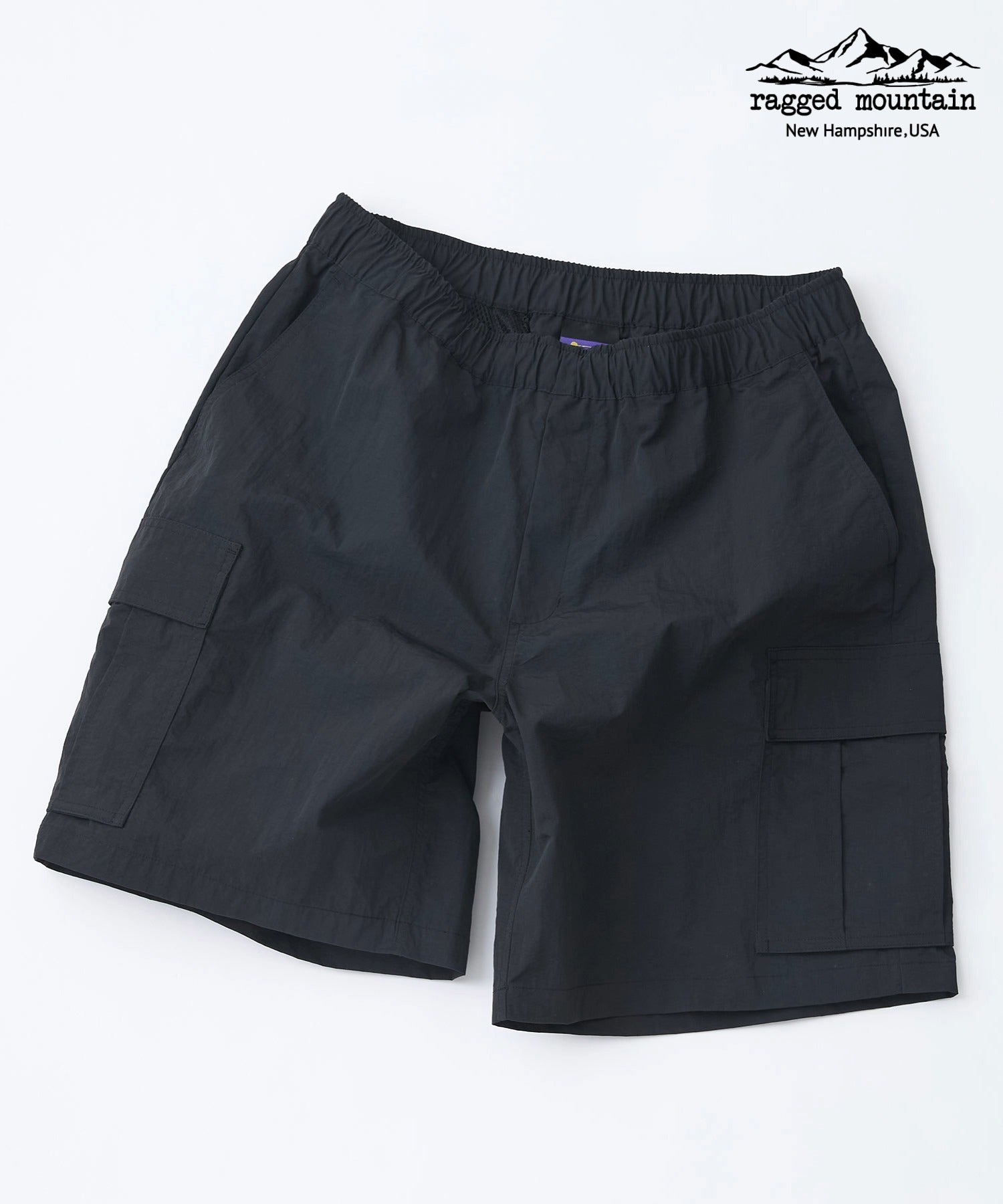ジーンズメイト JEANS MATE RAGGED MOUNTAIN TAMWORTH カーゴ ショートパンツ 撥水 UV カーゴショーツ メンズ ユニセックス  リラックス ゆったり ラギッドマウンテン （ブラック） ブラック