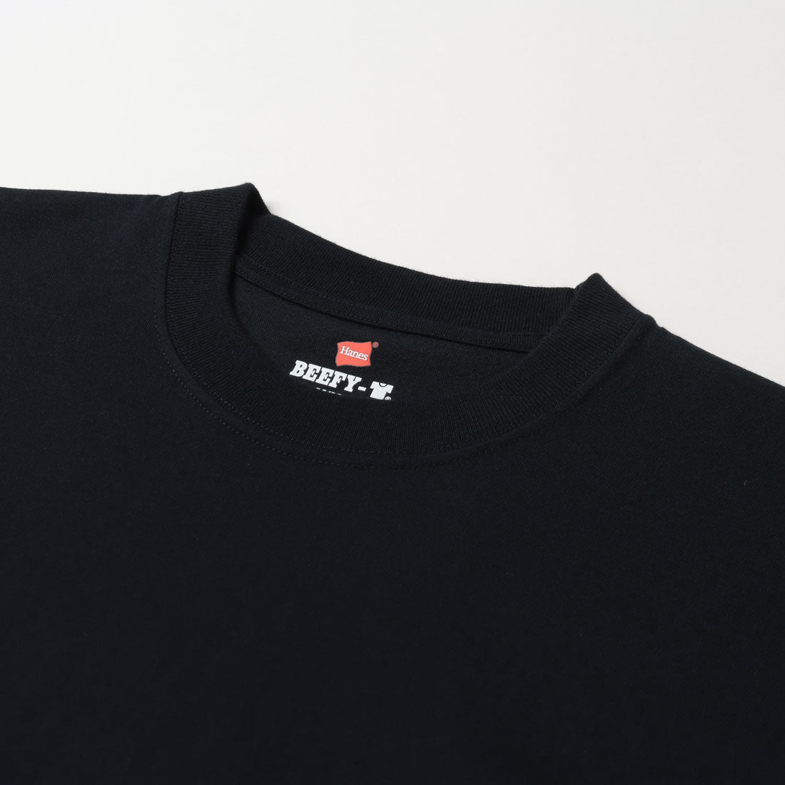 ジーンズメイト JEANS MATE 【HANES】BEEFY ビーフィー Tシャツ  1P H5180 ヘビーウェイト タフで型崩れしにくい （ホワイト） ホワイト