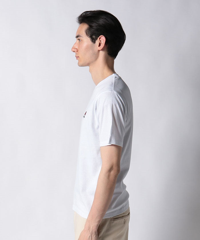 ジーンズメイト JEANS MATE 【CONVERSE】シューズ 刺繍 ワンポイント Tシャツ （オフホワイト） オフホワイト