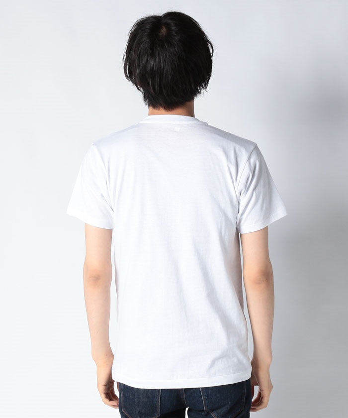 ジーンズメイト JEANS MATE 【HANES】赤ラベル 綿100% クルーネック Tシャツ 3Pパック 3枚組 定番モデル 肌着にも （ホワイト）無地 綿 下着 インナー ホワイト