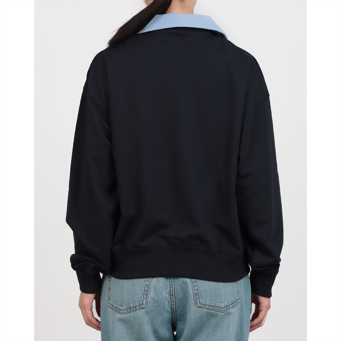 ジーンズメイト JEANS MATE C-FORT POINT ダブルカラー プルオーバー （ネービー） ネービー