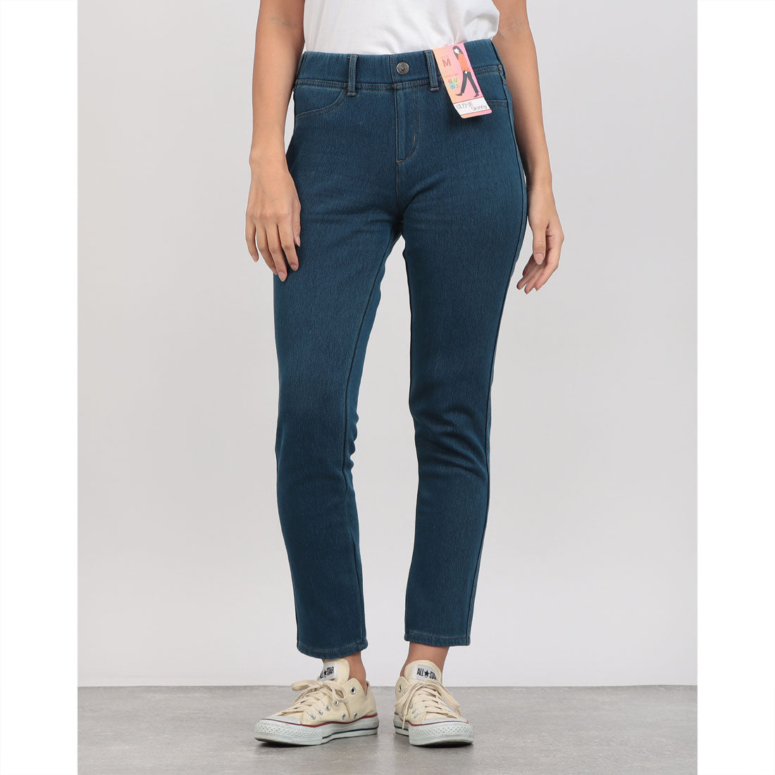 ジーンズメイト JEANS MATE ポカポカ 裏地 スキニー C-FORT POINT （ネービー） ネービー