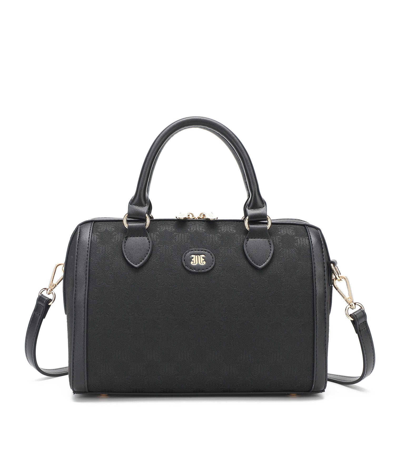 Jouetie JJ Monogram Jacquard Medium Boston Bag