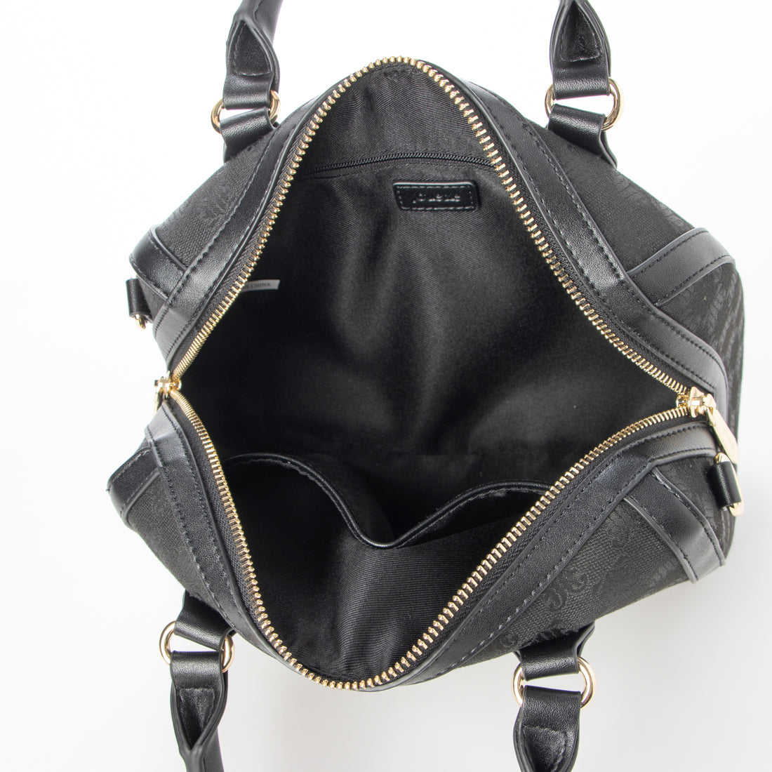 Jouetie JJ Monogram Jacquard Medium Boston Bag