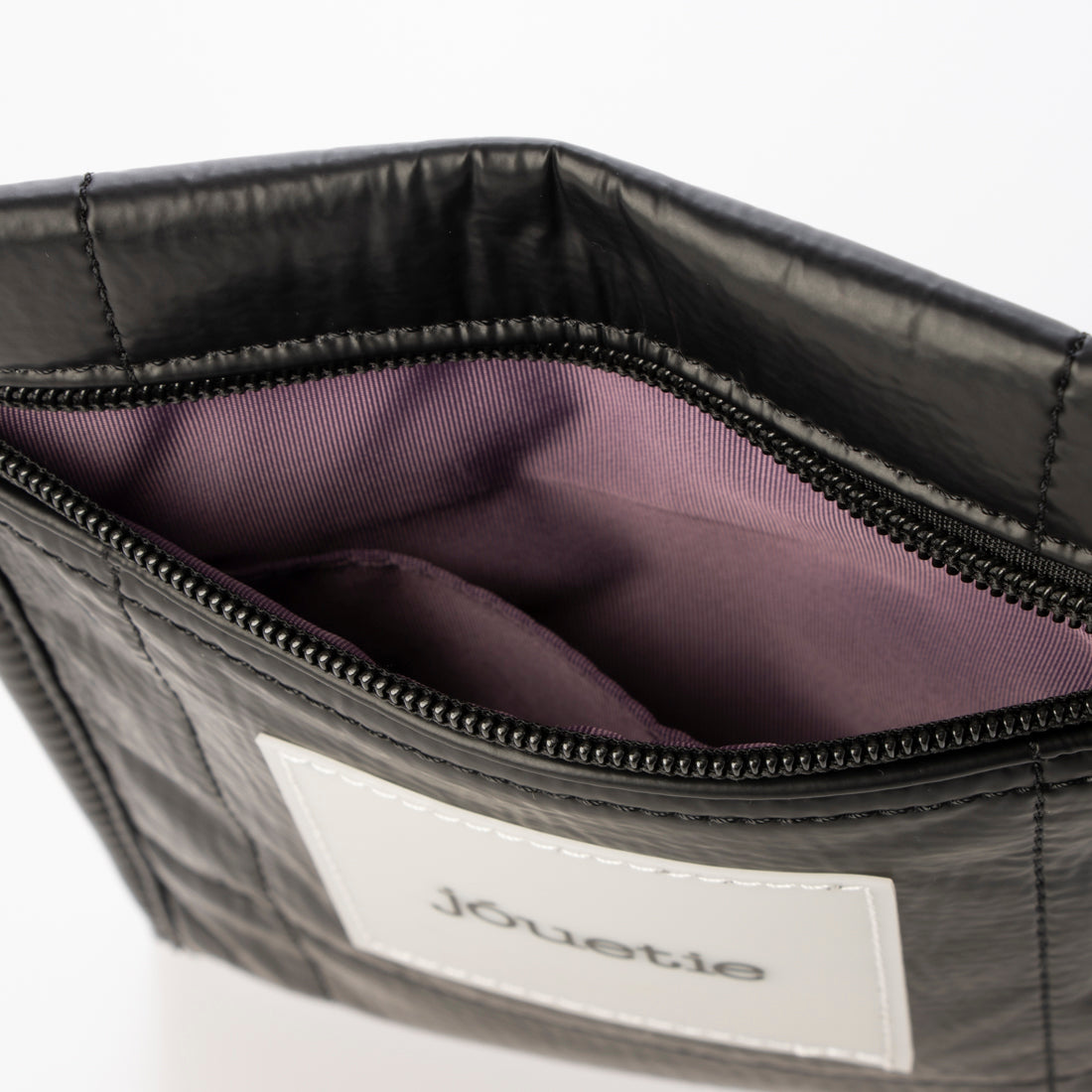 Jouetie Metallic PU Quilted Slim Mini Shoulder Bag