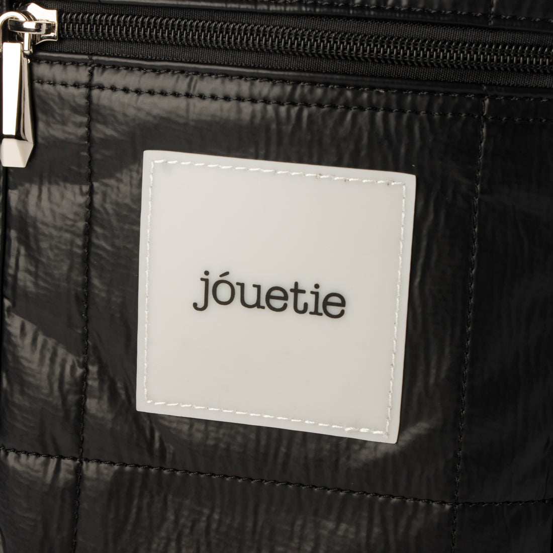 Jouetie Metallic PU Quilted Slim Mini Shoulder Bag
