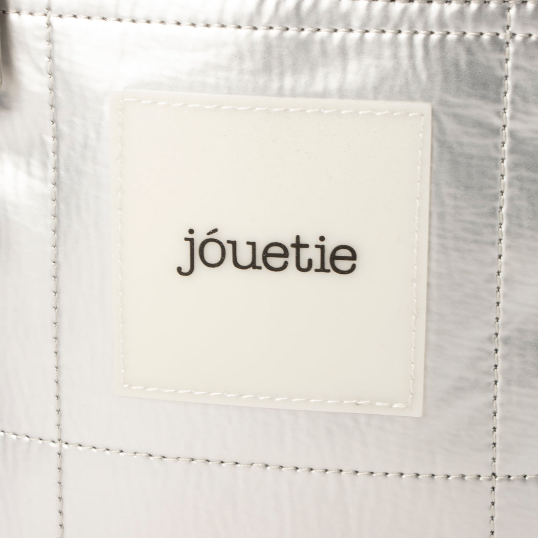 Jouetie Metallic PU Quilted Slim Mini Shoulder Bag