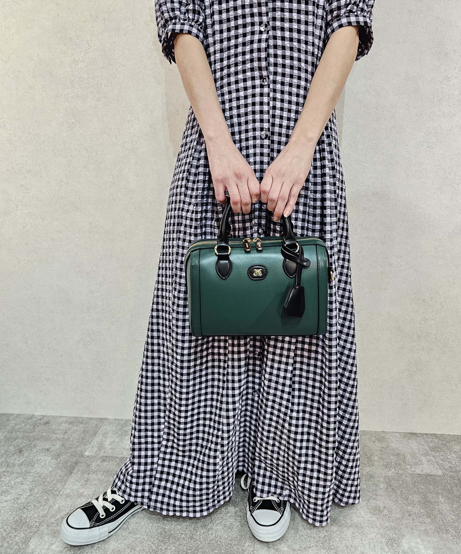Jouetie Key House Attached Smooth Medium Boston Bag