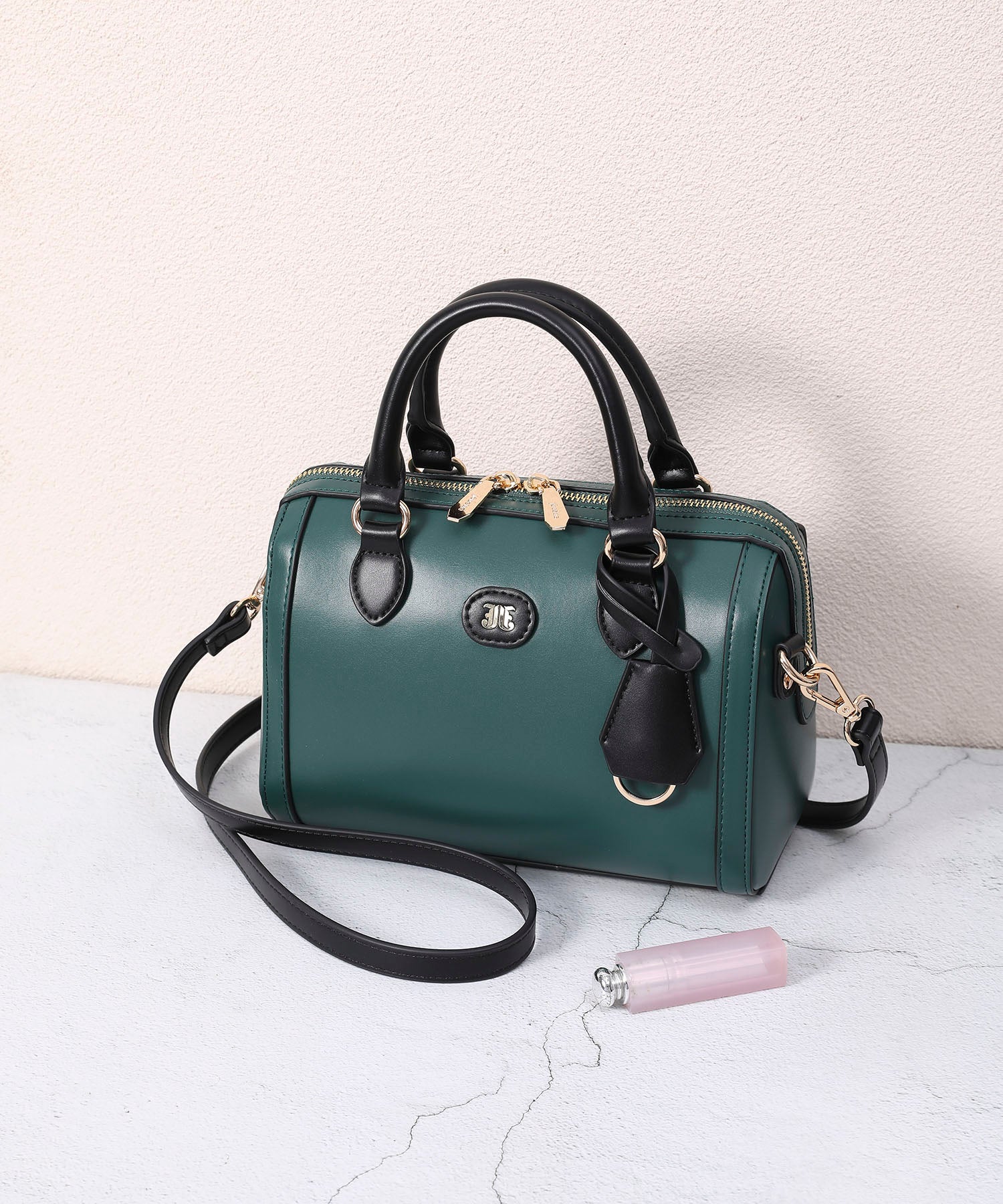 Jouetie Key House Attached Smooth Medium Boston Bag