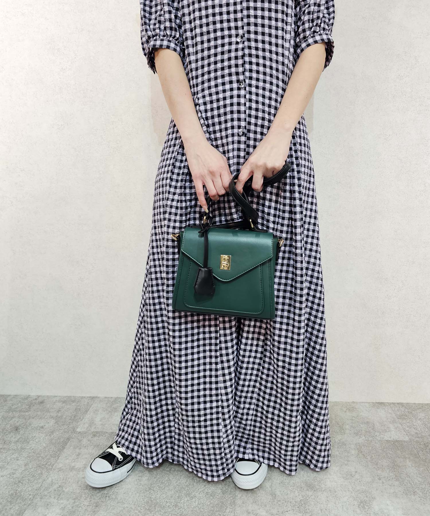 Jouetie Key House Attached Smooth Flap Shoulder Bag
