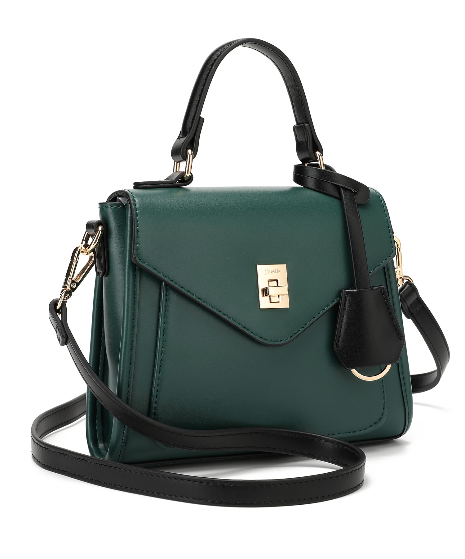 Jouetie Key House Attached Smooth Flap Shoulder Bag