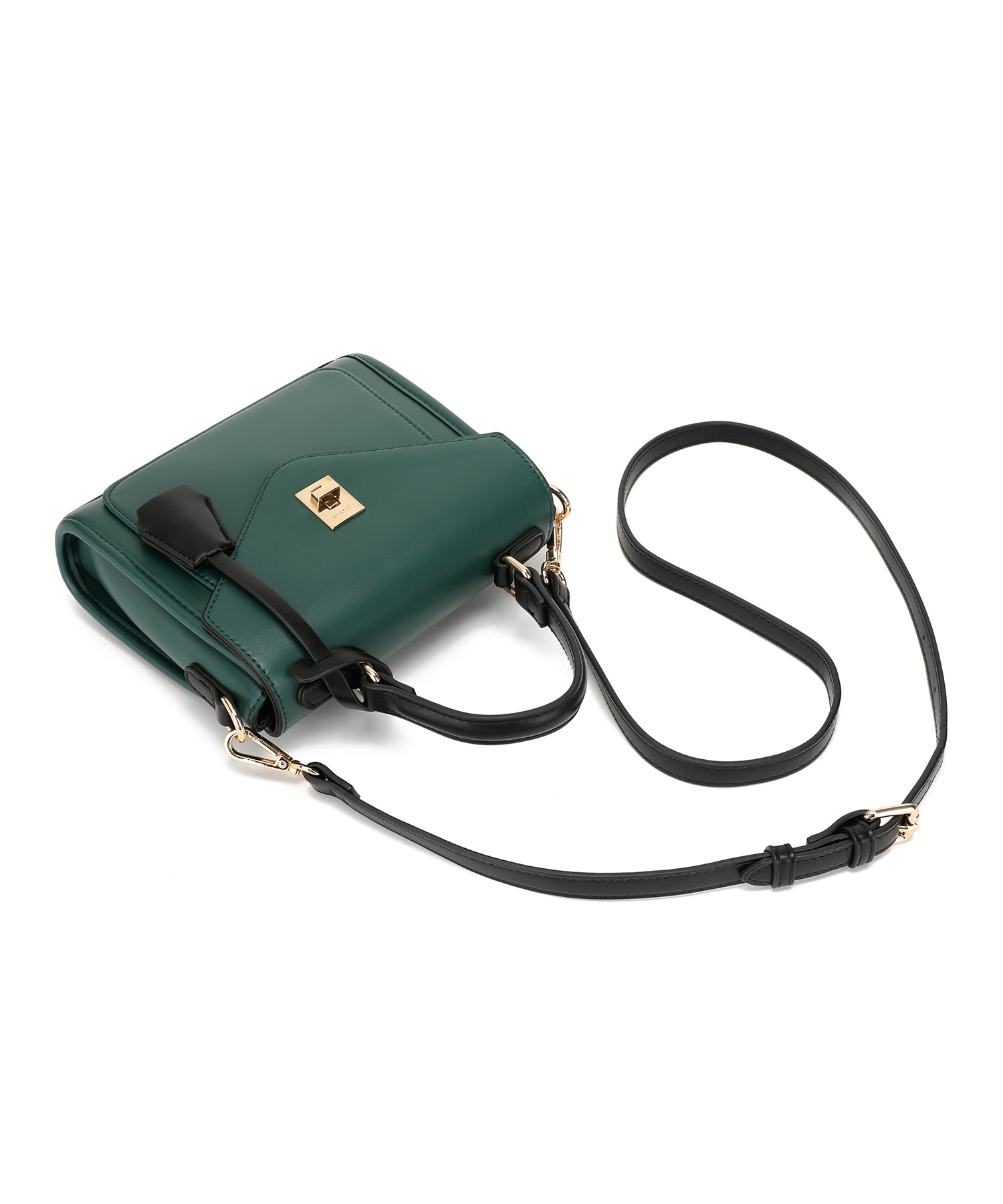 Jouetie Key House Attached Smooth Flap Shoulder Bag