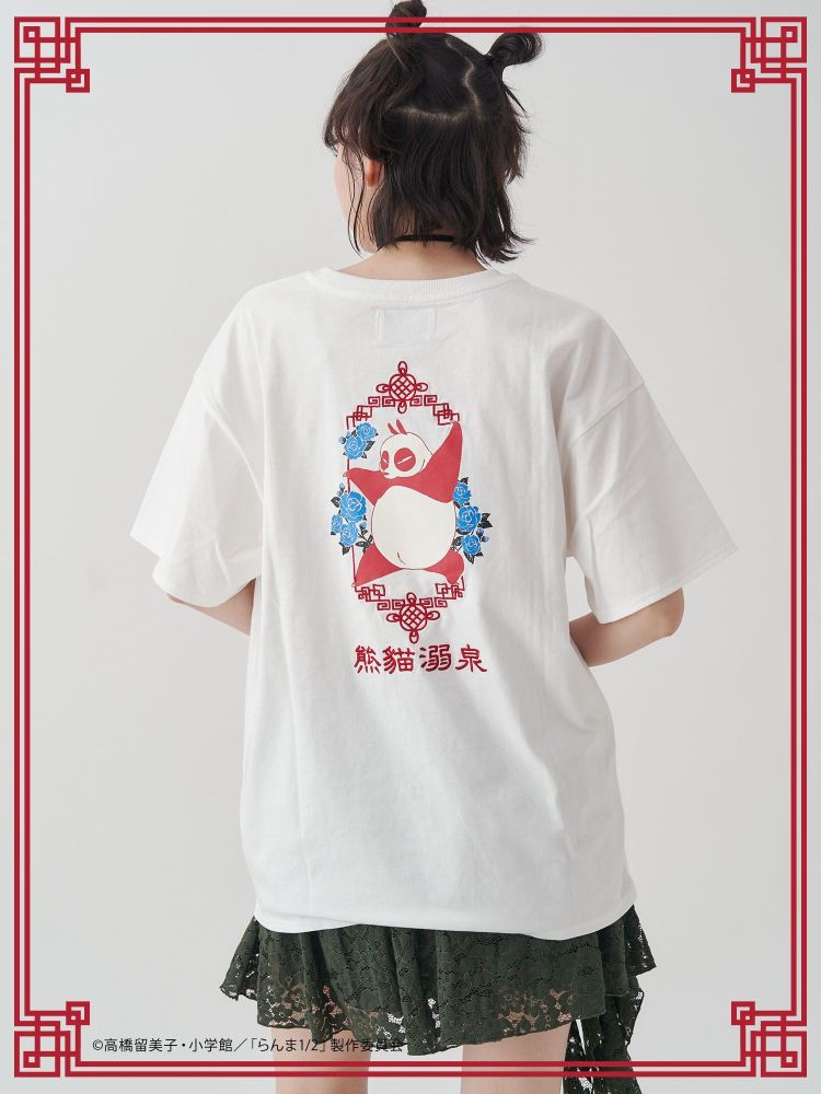 ジュエティ jouetie 【TVアニメ『らんま1/2』jouetie】チャイナグラフィックTシャツ （レッド） レッド