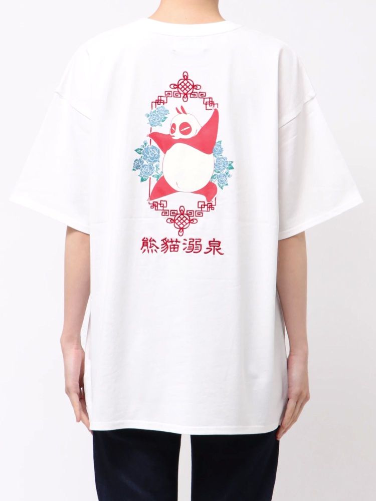 ジュエティ jouetie 【TVアニメ『らんま1/2』jouetie】チャイナグラフィックTシャツ （レッド） レッド