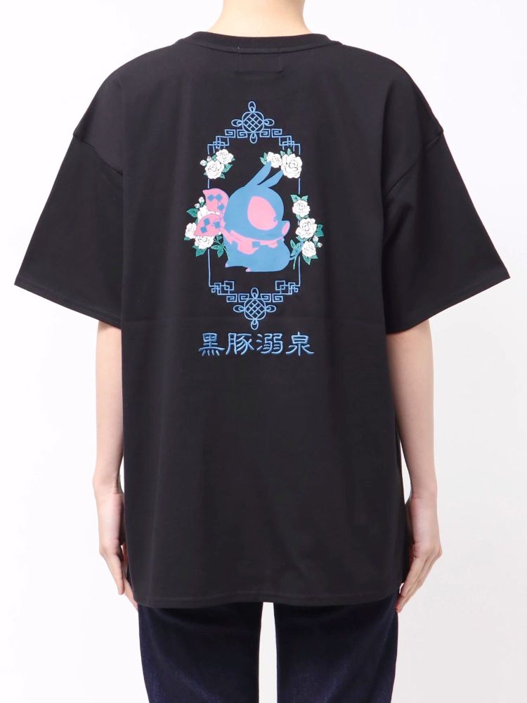 ジュエティ jouetie 【TVアニメ『らんま1/2』jouetie】チャイナグラフィックTシャツ （レッド） レッド
