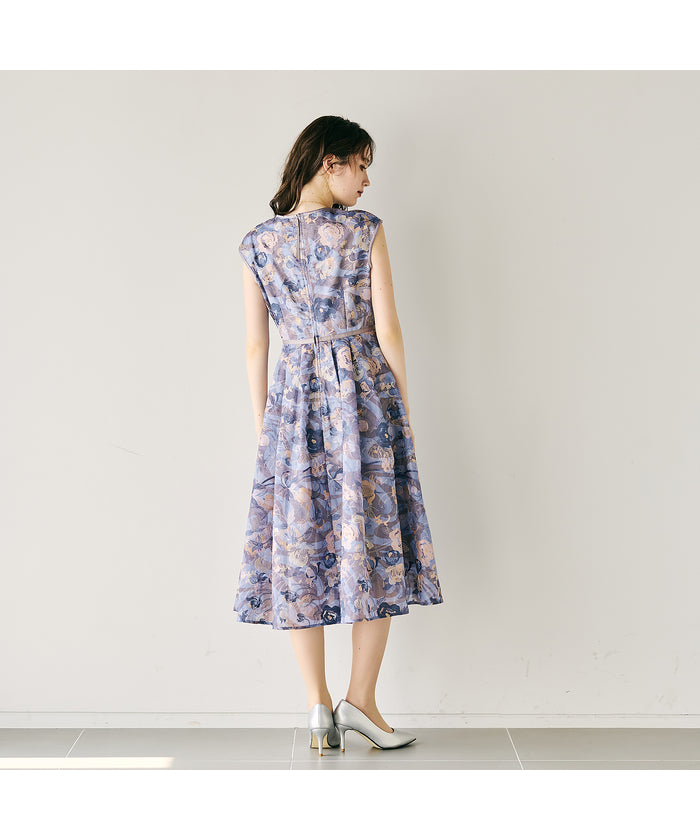 オーディア ミューズ Audie a Muses アールヌーボー調刺繍ワンピース （グリーン） グリーン