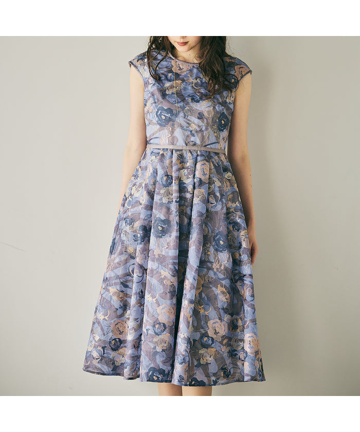 オーディア ミューズ Audie a Muses アールヌーボー調刺繍ワンピース （グリーン） グリーン