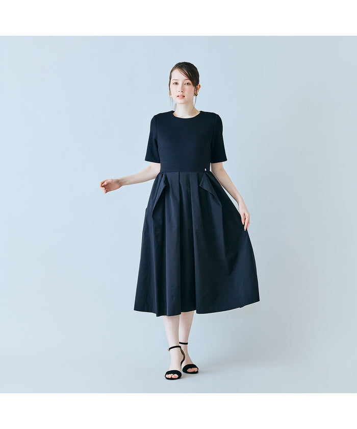 オーディア ミューズ Audie a Muses デザインスカートワンピース （ブラック） ブラック