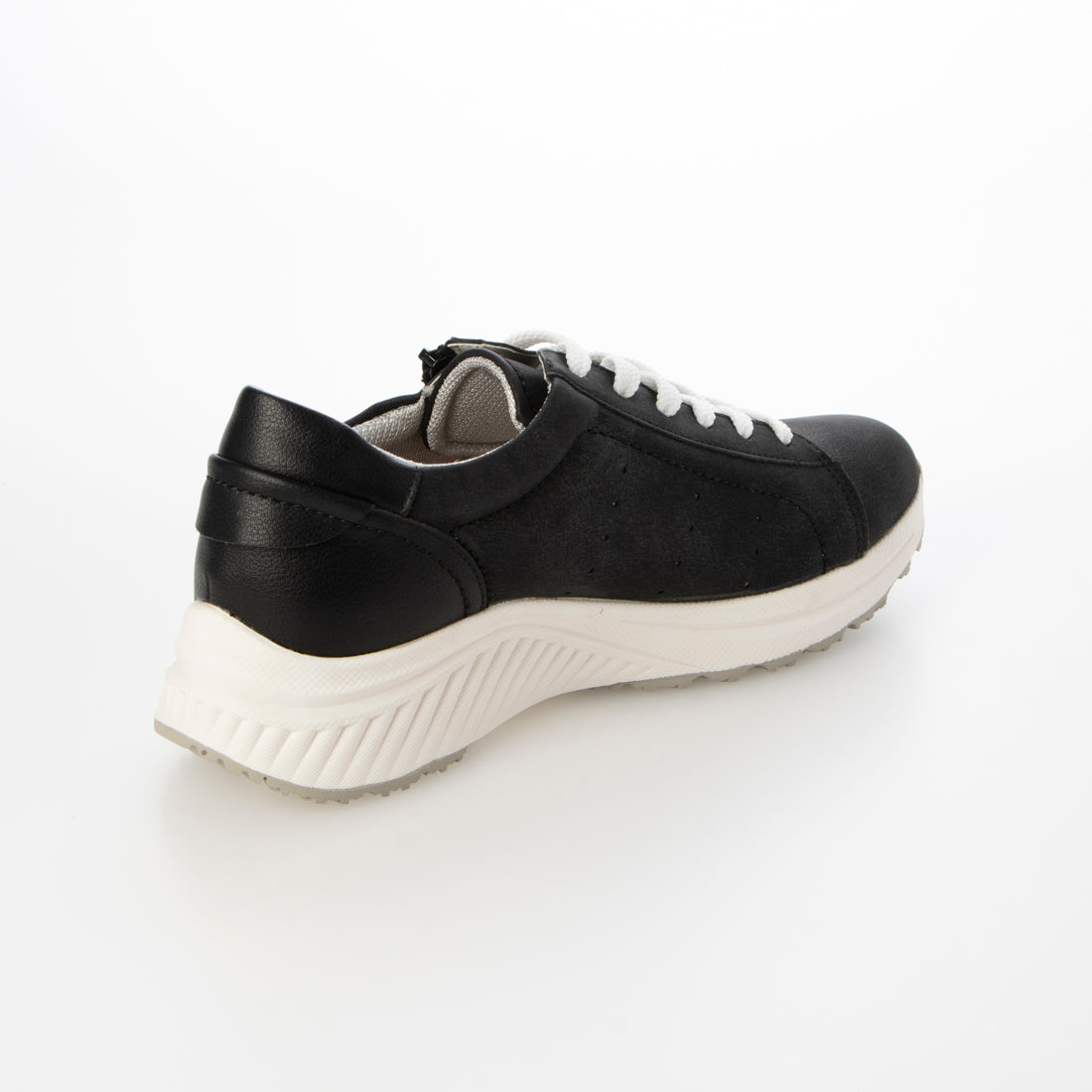 JOLICOIN SPORT Lightweight Zipper Lace-Up Sneakers